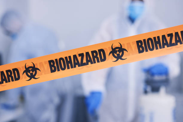 Professional Infectious Disease Decontamination technician working in Banquete, TX